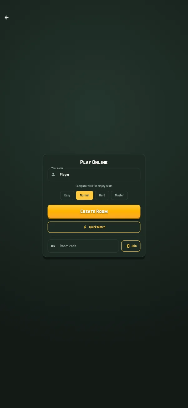 Multiplayer: create a room or join by code
